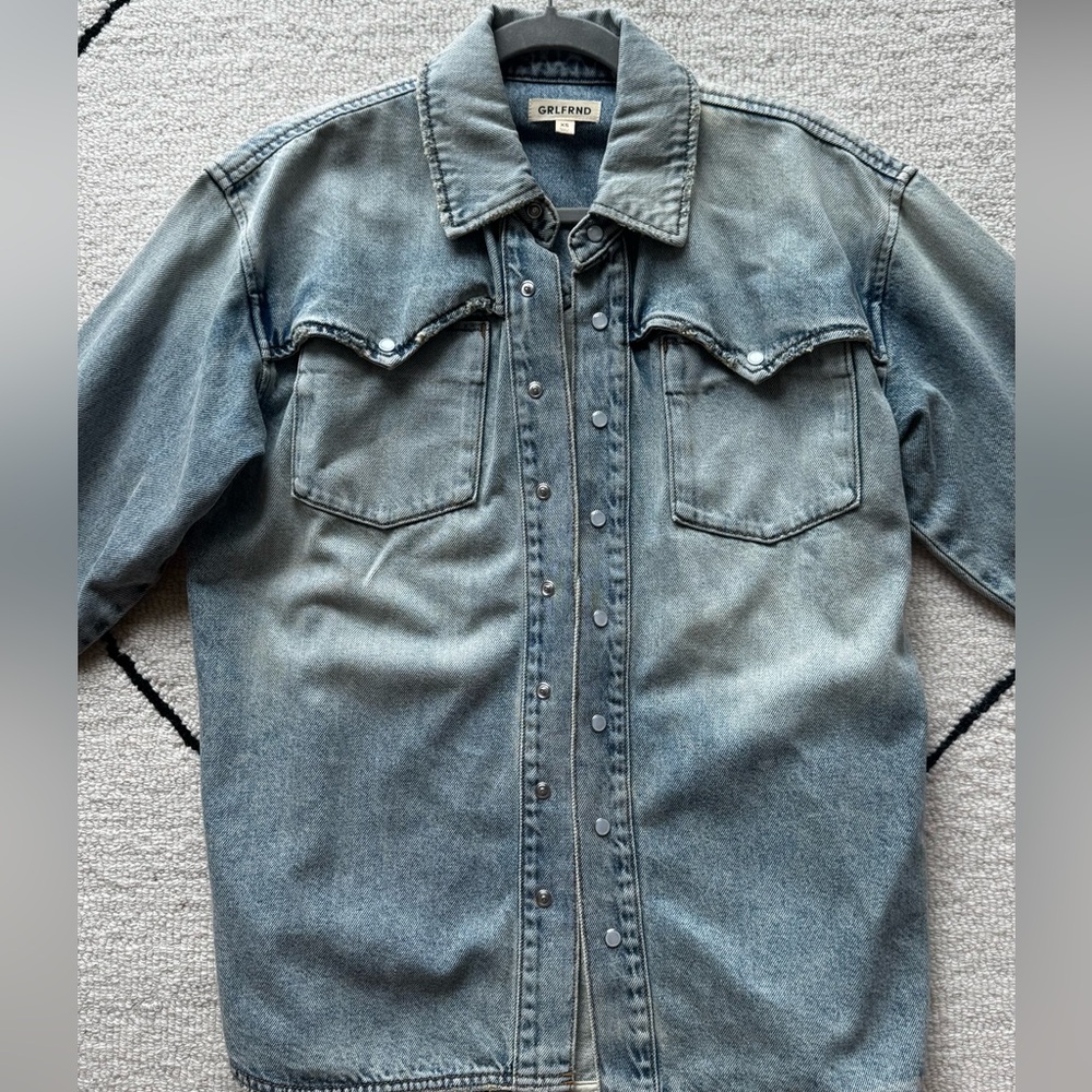 GRLFRND Oversized Denim Jacket sizeXS